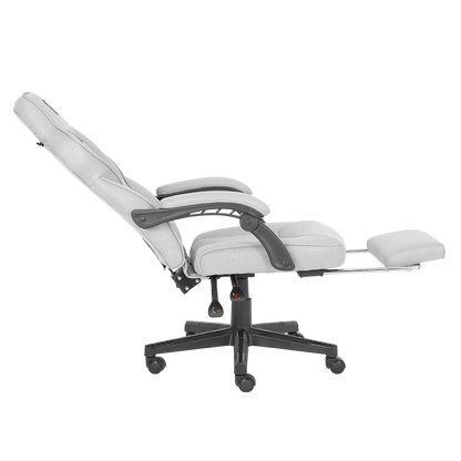 KL-R12 Lumos Terletmez Kumaş Gri Oyuncu Koltuğu