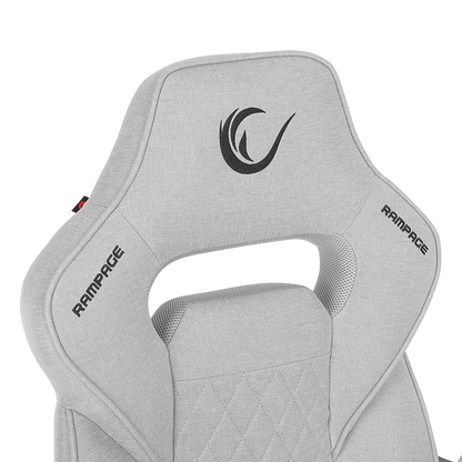 KL-R12 Lumos Terletmez Kumaş Gri Oyuncu Koltuğu