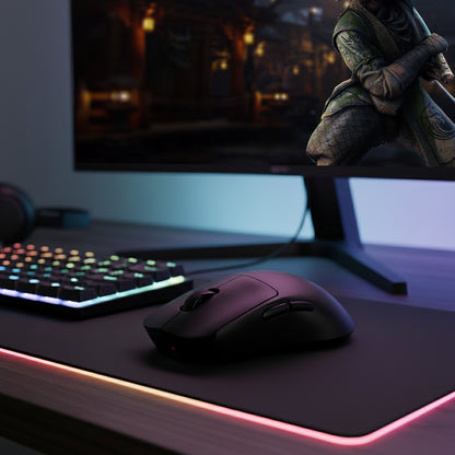 Kablosuz Siyah 24000 DPI 3311 Sensor Şarjlı 80 Million Huano Switch 39 Gram Gaming Oyuncu Mouse
