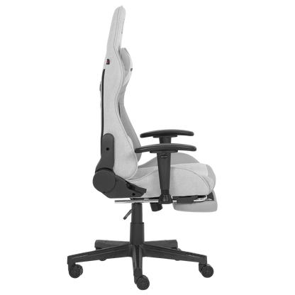 KL-R27 Elemental Ayak Dayama Yerli Terletmez Kumaş Gri / Karbon Gaming Oyuncu Koltuğu
