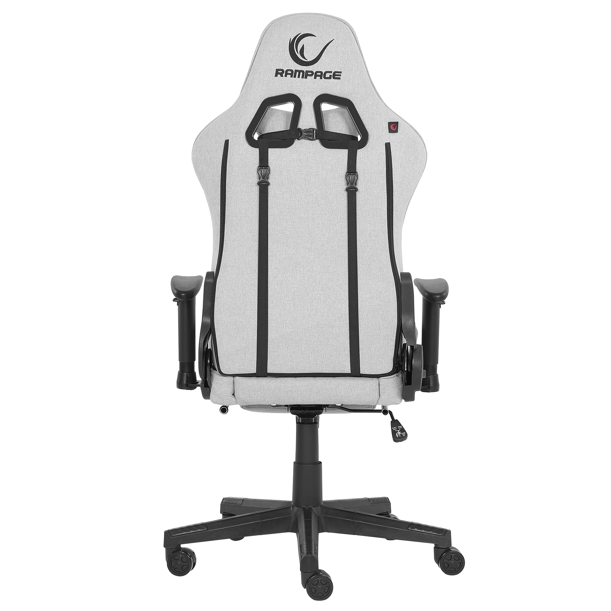 KL-R27 Elemental Ayak Dayama Yerli Terletmez Kumaş Gri / Karbon Gaming Oyuncu Koltuğu