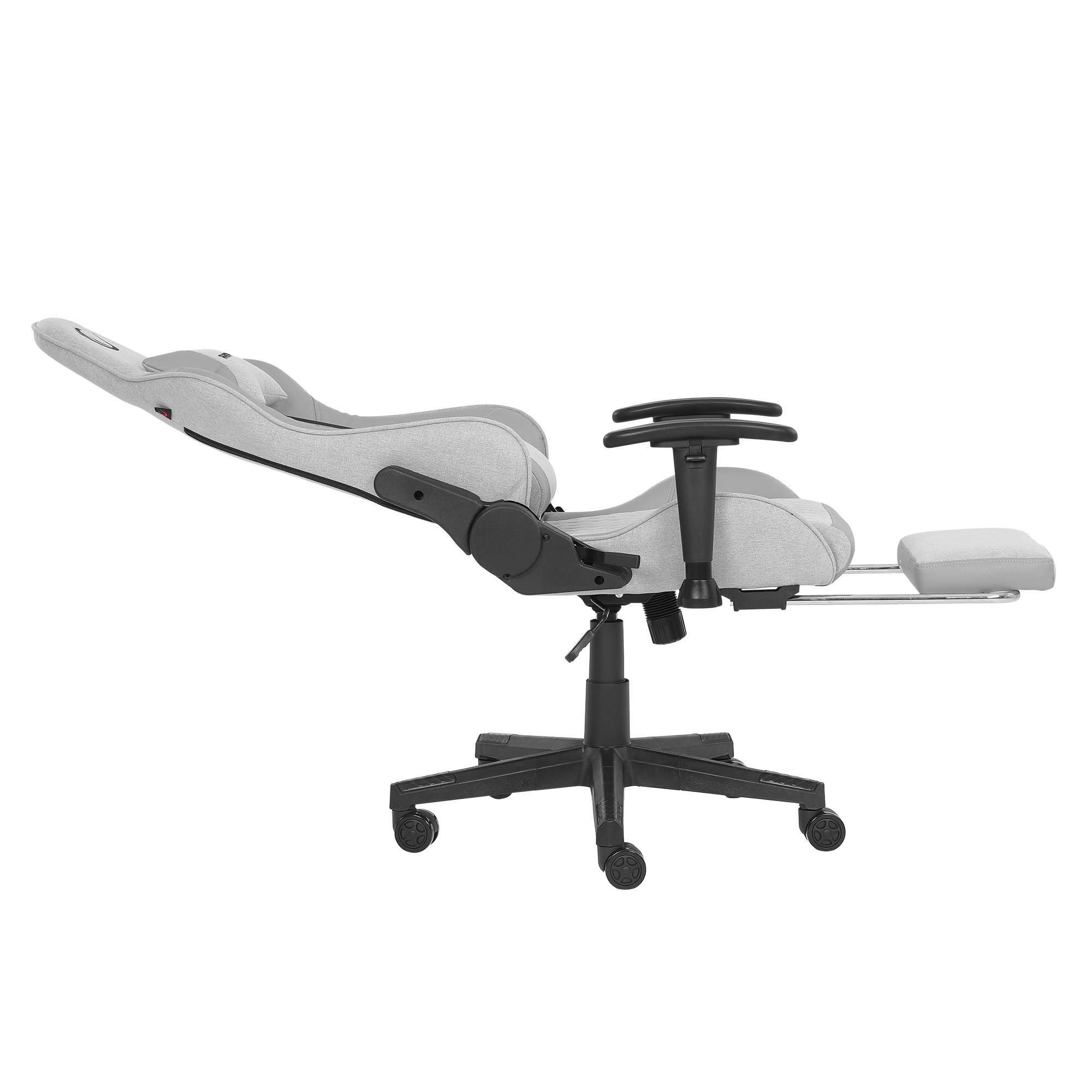 KL-R27 Elemental Ayak Dayama Yerli Terletmez Kumaş Gri / Karbon Gaming Oyuncu Koltuğu