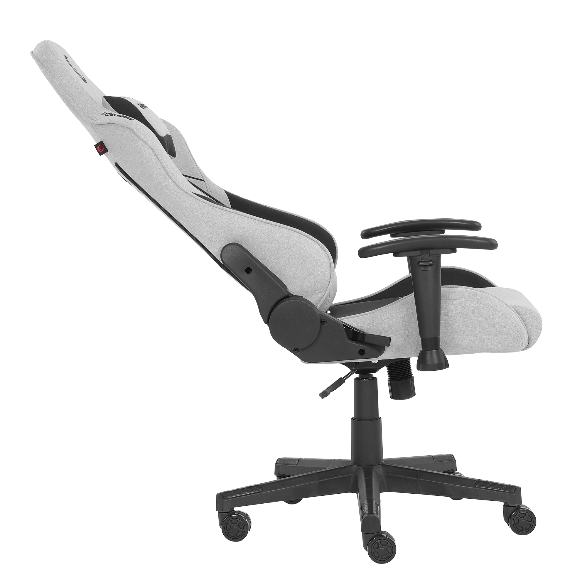 KL-R26 Peak Üst Seviye Terletmez Kumaş Gri/Siyah Gaming Oyuncu Koltuğu