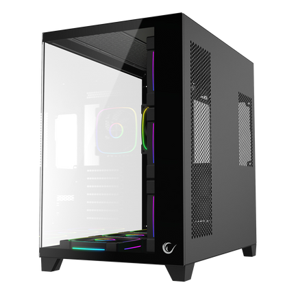 Siyah 750W 80 Plus Bronze ATX/M-ATX 7x12cm ARGB Pwm Fan+Kumanda Oyuncu Kasası