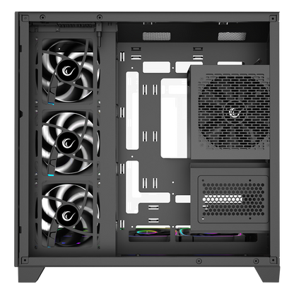 Siyah 750W 80 Plus Bronze ATX/M-ATX 7x12cm ARGB Pwm Fan+Kumanda Oyuncu Kasası