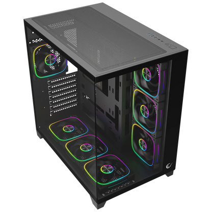 SEALITE Siyah 850W 80 Plus Bronze ATX/M-ATX 7x12cm ARGB Pwm Fan+Kumanda Oyuncu Kasası