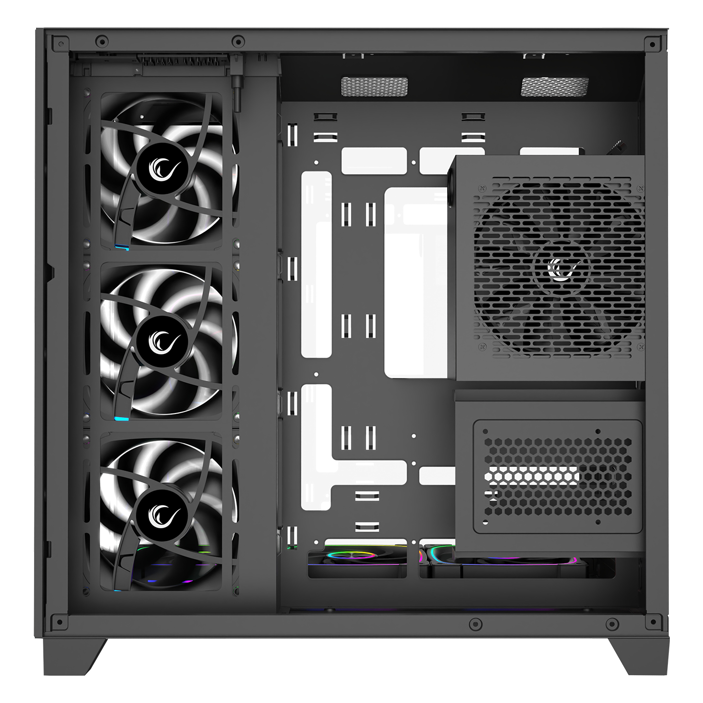 SEALITE Siyah 850W 80 Plus Bronze ATX/M-ATX 7x12cm ARGB Pwm Fan+Kumanda Oyuncu Kasası