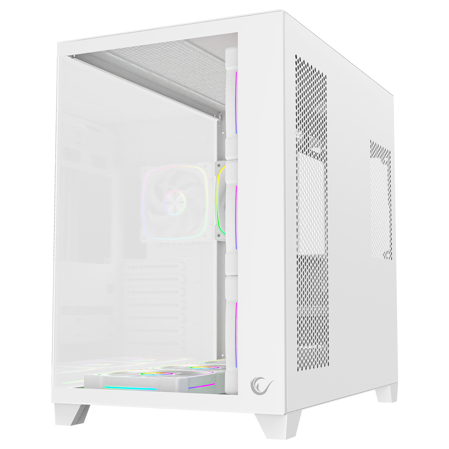 SEALITE Beyaz 850W 80 Plus Bronze ATX/M-ATX 7x12cm ARGB Pwm Fan+Kumanda Oyuncu Kasası