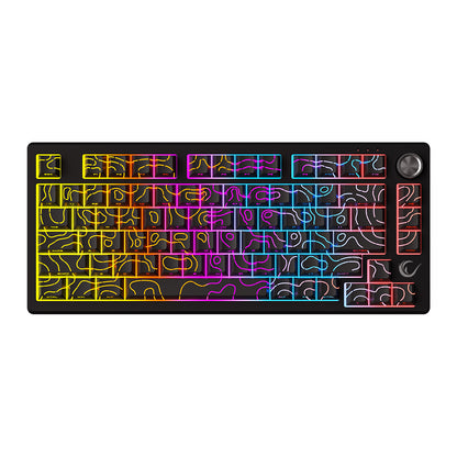 Crack 75 Siyah RGB US Q Membrane Oyuncu Klavyesi