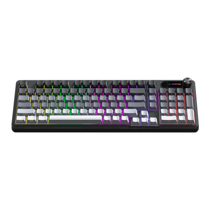 Gradient Siyah/Gri/Beyaz RGB US Q Membrane Oyuncu Klavyesi