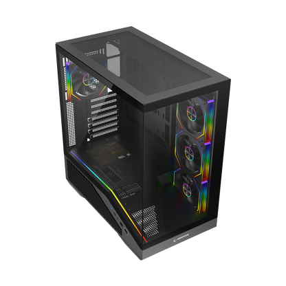 REAPER - 750W 80 Plus Bronze Siyah 4*12cm ARGB Fan ATX Gaming Oyuncu Kasası