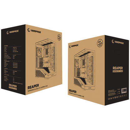 850W 80 Plus Bronze ATX 3.1 PCIe 5.1 Beyaz 4*12cm ARGB Fan ATX Gaming Oyuncu Kasası