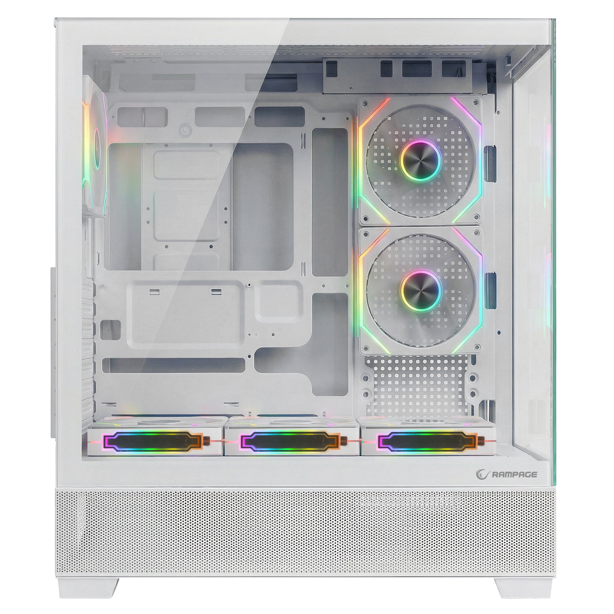 HYDRA V5 - 750W 80 Plus Bronze Beyaz 6*12cm ARGB Fan ATX MID-T Gaming Oyuncu Kasası