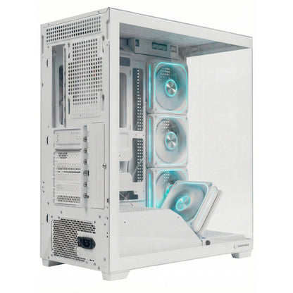 750W 80 Plus Bronze Beyaz 5*12cm ARGB Fan ATX MID-T Gaming Oyuncu Kasası