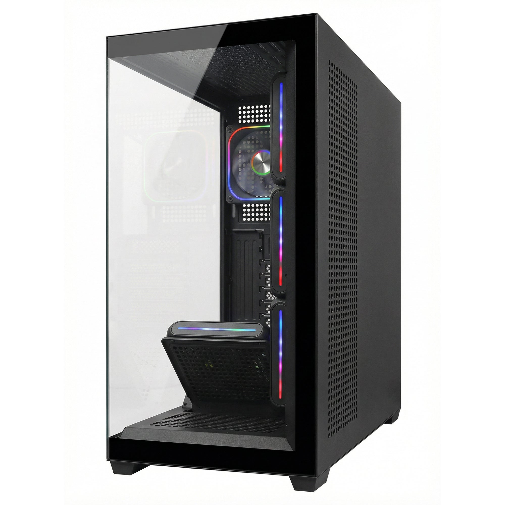 SYLON 850W 80 Plus Bronze Siyah 5*12cm ARGB Fan ATX MID-T Gaming Oyuncu Kasası