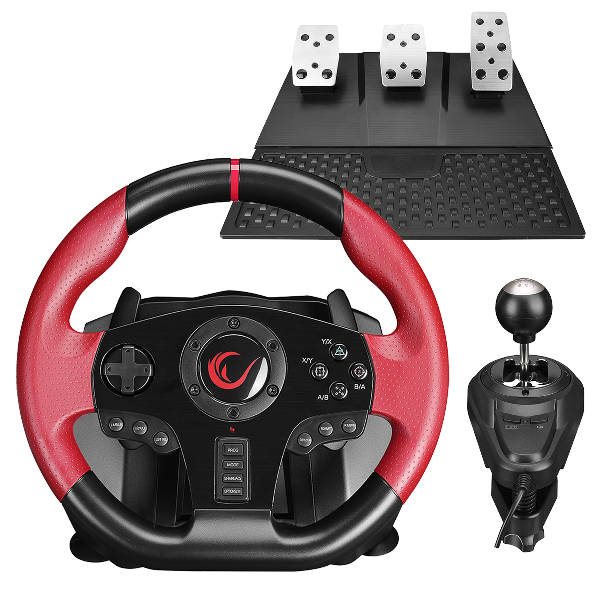 PC ONLY PC 3 Pedallı - El Vitesli Gaming Oyuncu Direksiyonu