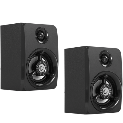 RMS-G8 Antares 2+1 25W Bluetooth+USB-SD-FM Rainbow Siyah Led Işıklı Gaming Speaker Hoparlör - Rampage