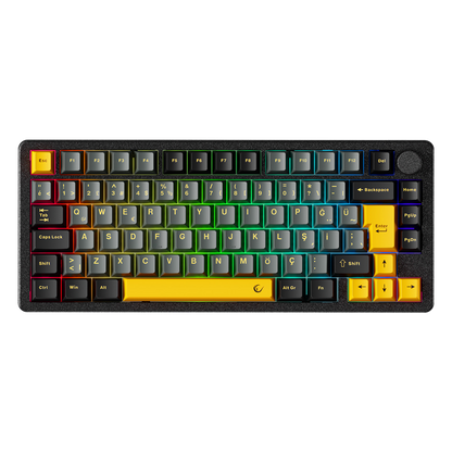 ZENITH STUG Aluminum Siyah Hot Swap 8000 Hz Gasket Manyetik RGB Rapid Trigger Gateron Switch Q Double Shot PBT K