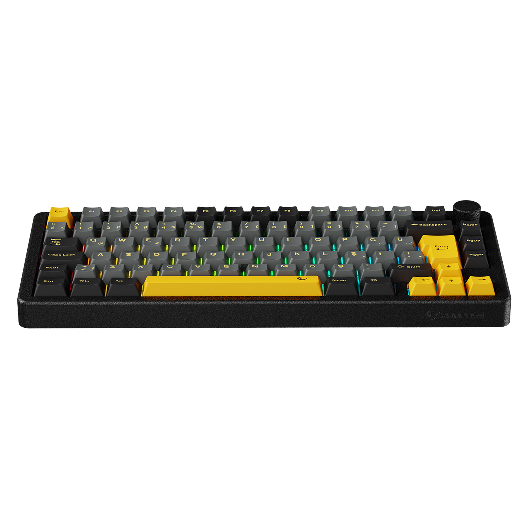 ZENITH STUG Aluminum Siyah Hot Swap 8000 Hz Gasket Manyetik RGB Rapid Trigger Gateron Switch Q Double Shot PBT K