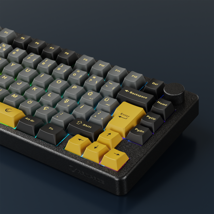 ZENITH STUG Aluminum Siyah Hot Swap 8000 Hz Gasket Manyetik RGB Rapid Trigger Gateron Switch Q Double Shot PBT K