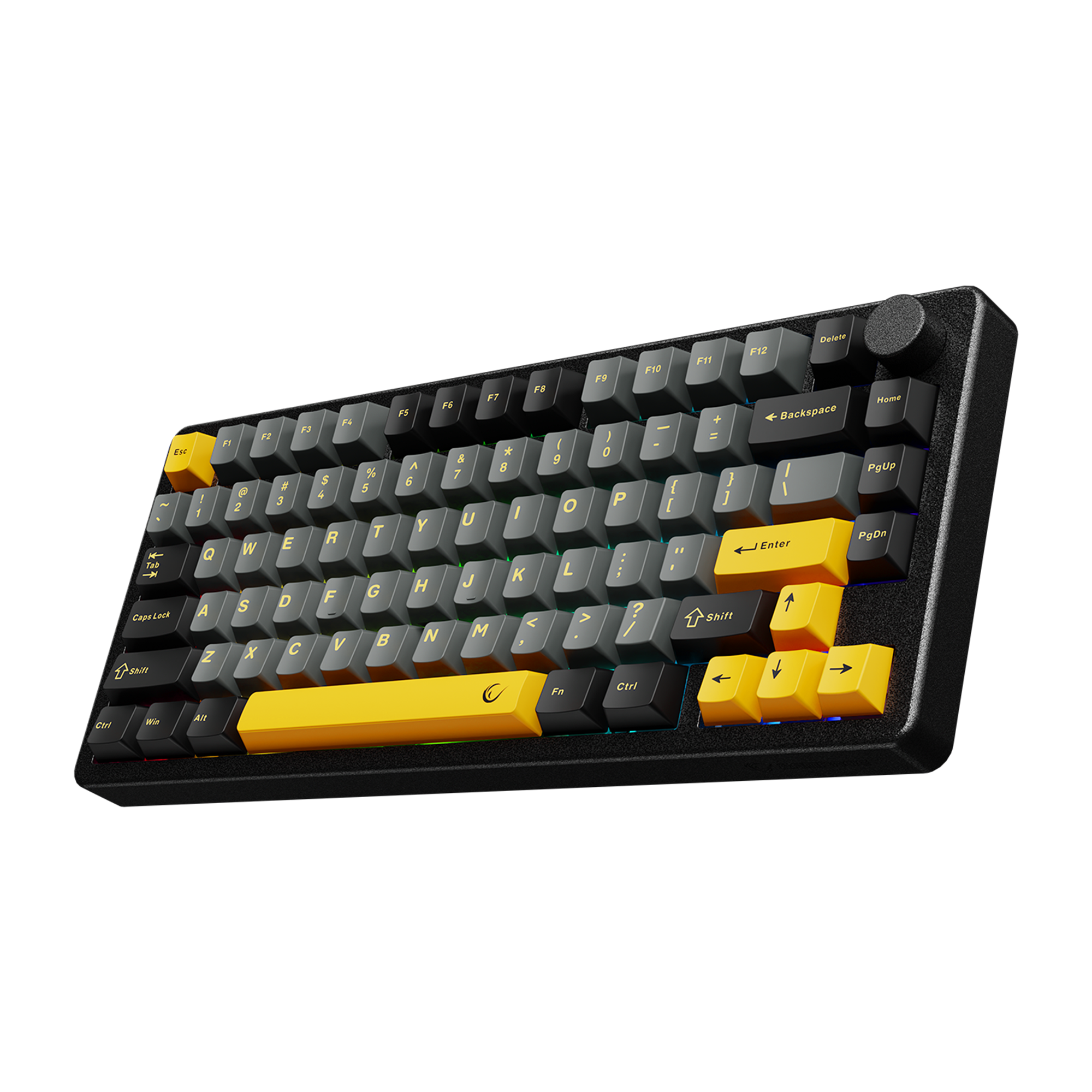ZENITH STUG US Aluminum Siyah Hot Swap 8000 Hz Gasket Manyetik RGB Rapid Trigger Gateron Switch US Layout Englis