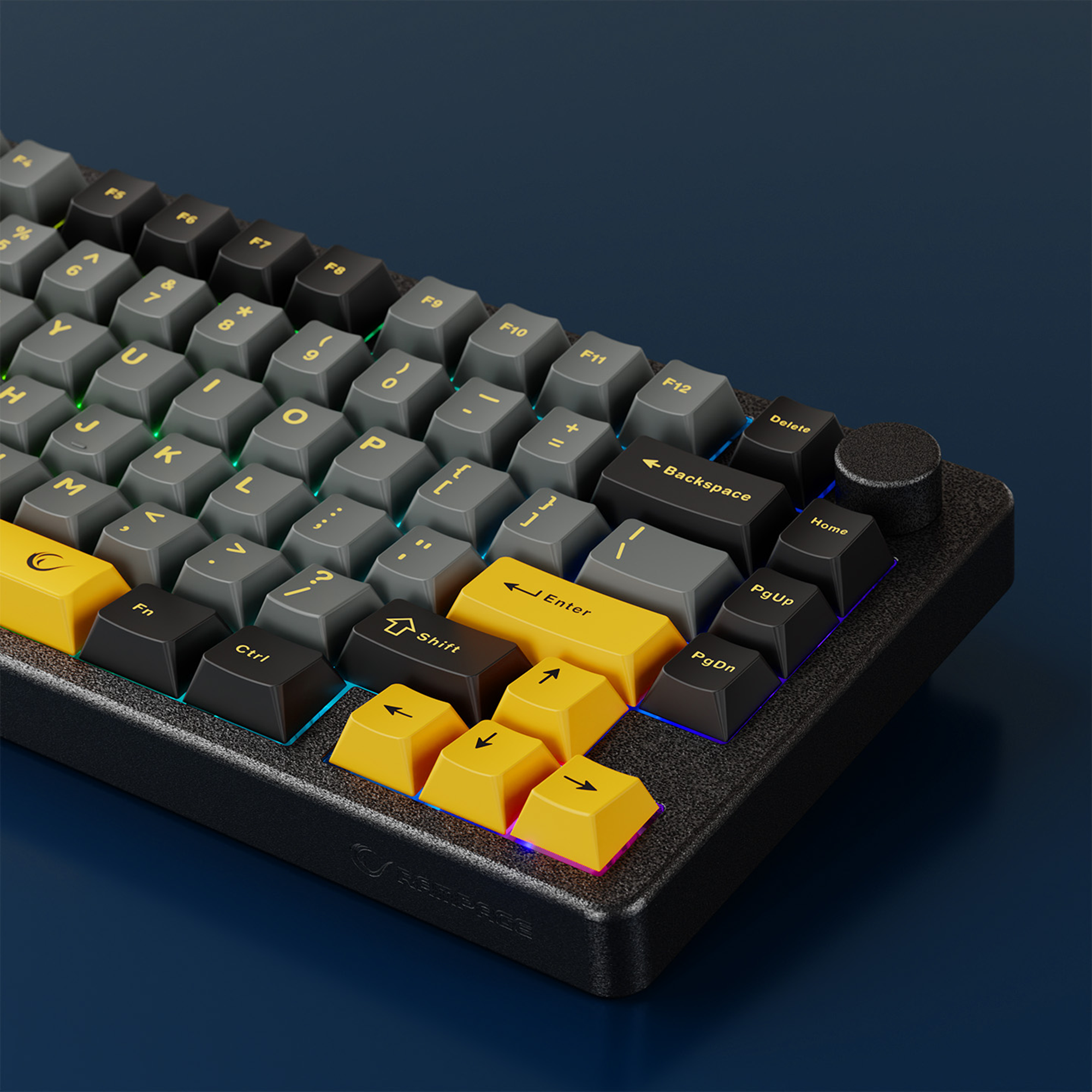 ZENITH STUG US Aluminum Siyah Hot Swap 8000 Hz Gasket Manyetik RGB Rapid Trigger Gateron Switch US Layout Englis