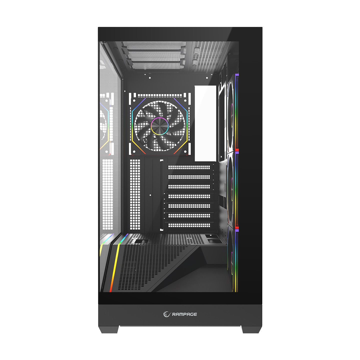 REAPER - Type-C*1+Usb2.0*1+Usb3.0*1 Siyah 4*12cm ARGB Fan ATX Gaming Oyuncu Kasası