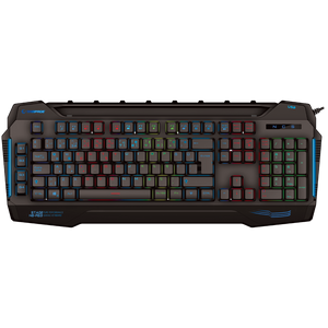 KB-R63 STAGE Siyah 4 Makro Fonksiyon Sese Duyarlı Işıklı RGB Q USB +Ses Mik Çıkışlı Oyuncu Klavyesi