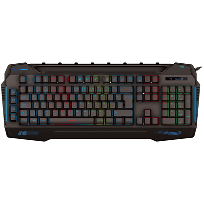 KB-R63 STAGE Siyah 4 Makro Fonksiyon Sese Duyarlı Işıklı RGB Q USB +Ses Mik Çıkışlı Oyuncu Klavyesi - Rampage