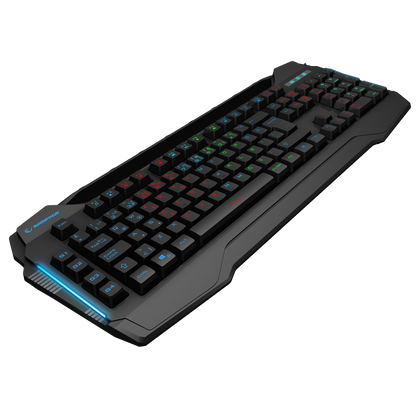 KB-R63 STAGE Siyah 4 Makro Fonksiyon Sese Duyarlı Işıklı RGB Q USB +Ses Mik Çıkışlı Oyuncu Klavyesi - Rampage