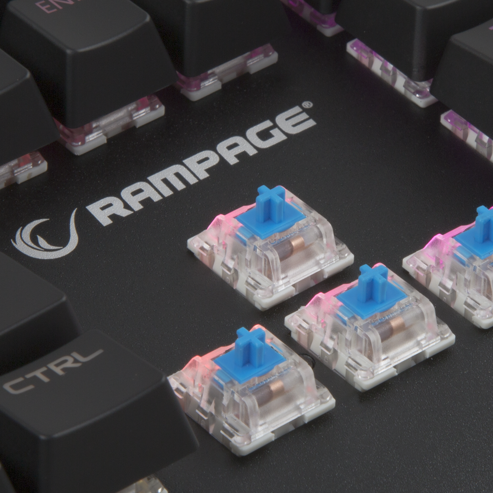 Kb-R90 Orion RGB Usb LC Layout Croatian Blue Switch Gaming Mechanical Keyboard