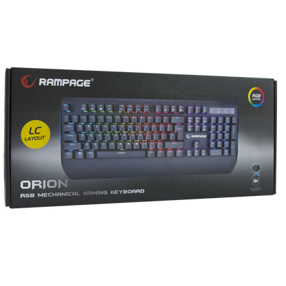 Kb-R90 Orion RGB Usb LC Layout Croatian Blue Switch Gaming Mechanical Keyboard