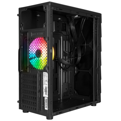ARC-X RGB Ledli Siyah Acrylic Panel 120mm Fanlı Gaming Oyuncu Kasası - Rampage