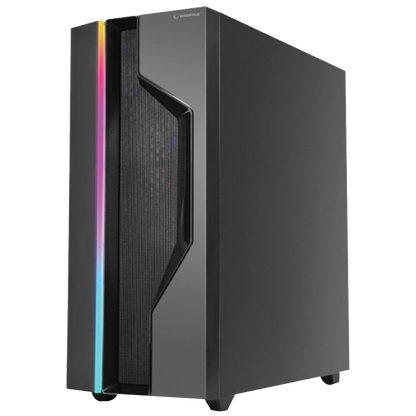 ALPHA-X A Adet ARGB Fanlı 600W 80 Plus Bronze RGB Led Şerit 1*Usb 3.0 2*Usb 2.0 Oyuncu Kasası - Rampage