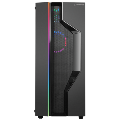 ALPHA-X A Adet ARGB Fanlı 600W 80 Plus Bronze RGB Led Şerit 1*Usb 3.0 2*Usb 2.0 Oyuncu Kasası - Rampage
