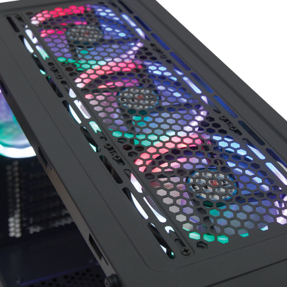 ALPHA-X A Adet ARGB Fanlı 600W 80 Plus Bronze RGB Led Şerit 1*Usb 3.0 2*Usb 2.0 Oyuncu Kasası - Rampage