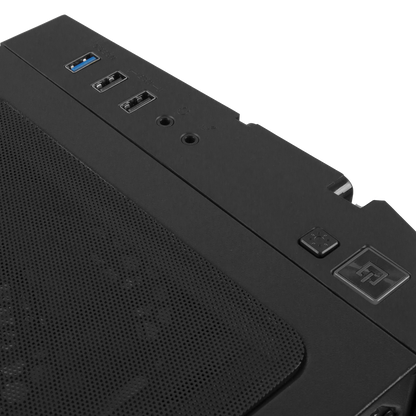 ALPHA-X A Adet ARGB Fanlı 600W 80 Plus Bronze RGB Led Şerit 1*Usb 3.0 2*Usb 2.0 Oyuncu Kasası - Rampage