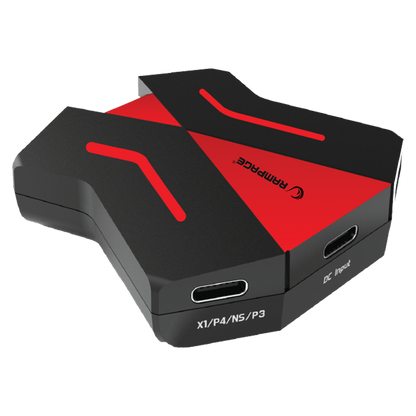 Xbox One/PS4/PS3 Led Işıklı Oyuncu Klavye ve Mouse Çevirici - Rampage