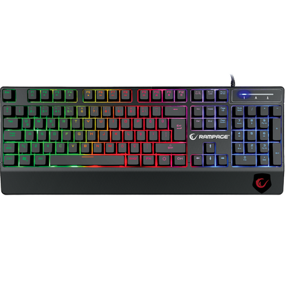 KB-R34 WINNER Semi Mekanik Q Rainbow Işıklı Gaming Oyuncu Klavyesi - Rampage
