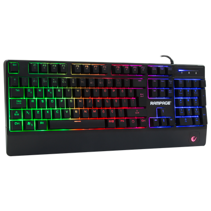 KB-R34 WINNER Semi Mekanik Q Rainbow Işıklı Gaming Oyuncu Klavyesi - Rampage