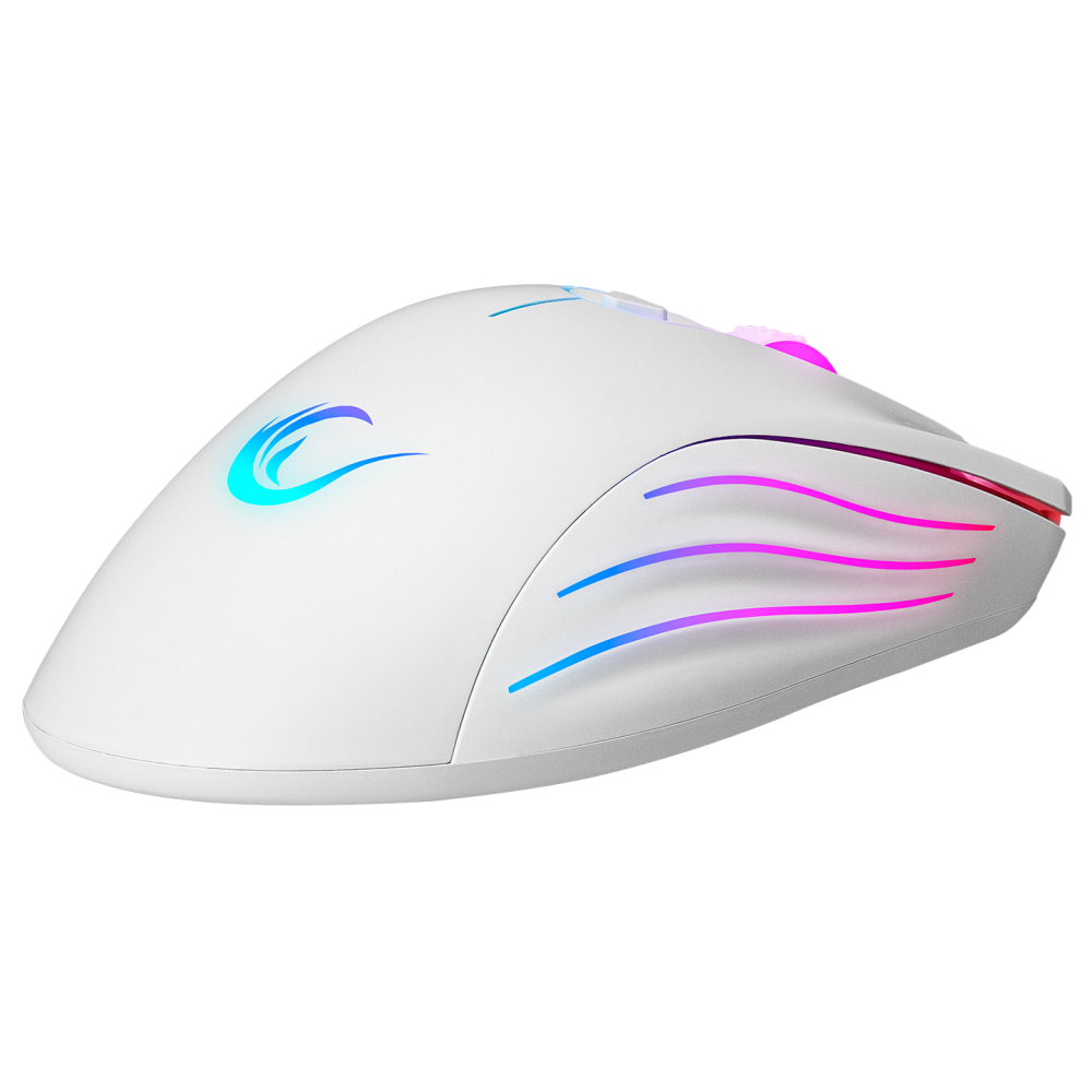 SMX-R33 LIMBO Makrolu Beyaz 6400dpi RGB Ledli Gaming Oyuncu Mouse