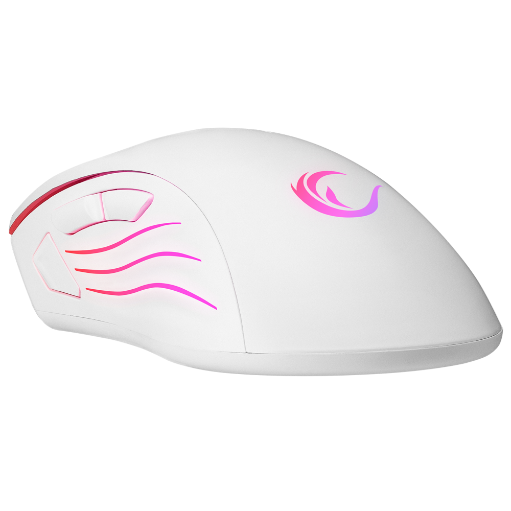 SMX-R33 LIMBO Makrolu Beyaz 6400dpi RGB Ledli Gaming Oyuncu Mouse