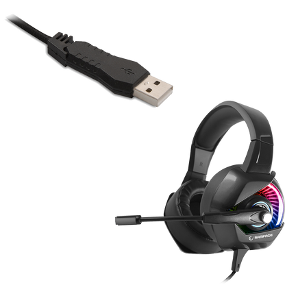 RM-K66 TYPHOON RGB 7.1 Oyuncu Kulaklığı