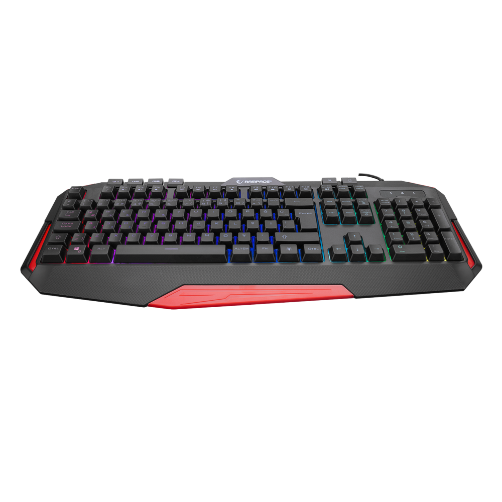 KB-RX7 ALPOR PRO Siyah USB RGB Aydınlatmalı Q Gaming Oyuncu Klavyesi - Rampage
