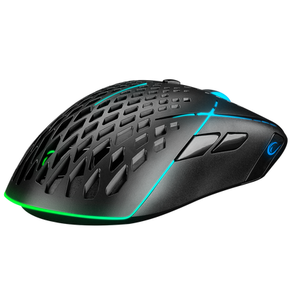 SMX-R111 DEFILADE 12400dpi RGB Işıklı Super Light Makrolu Gaming Oyuncu Mouse - Rampage