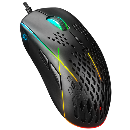 SMX-R111 DEFILADE 12400dpi RGB Işıklı Super Light Makrolu Gaming Oyuncu Mouse - Rampage