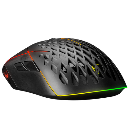 SMX-R111 DEFILADE 12400dpi RGB Işıklı Super Light Makrolu Gaming Oyuncu Mouse - Rampage
