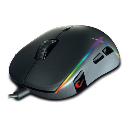 SMX-R115 GEAR-X 6400dpi Hareketli RGB Işıklı 9 Adet Makro Tuşlu Gaming Oyuncu Mouse - Rampage