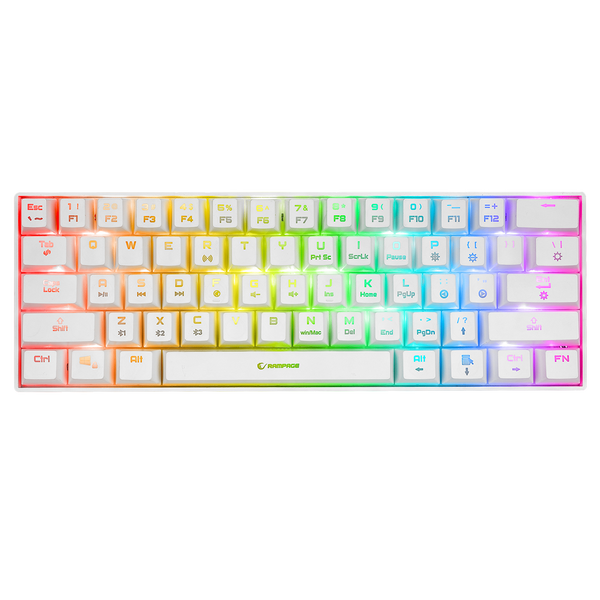 Kb-Rx63 B-Atom Bluetooth Blue Switch 63 Tuşlu US Layout Mini
