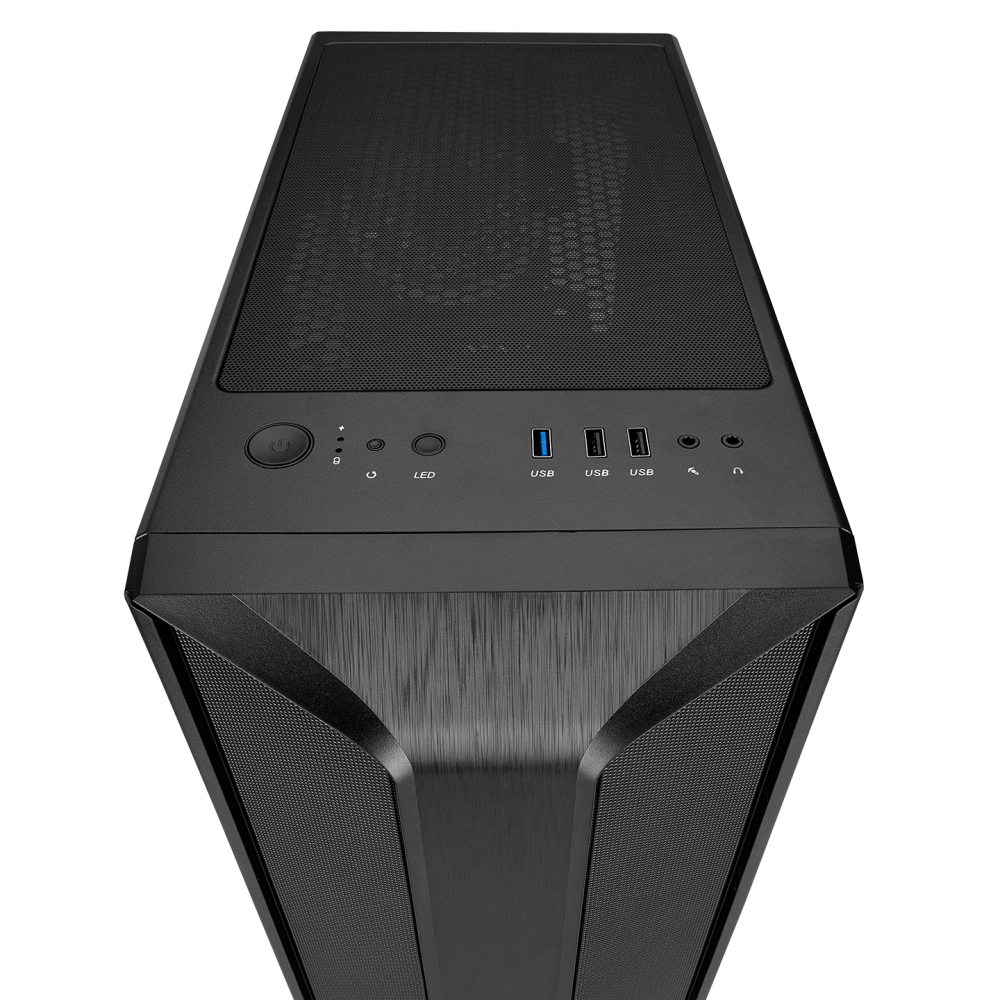 SAILOR Temperli Camlı 600W 80+ BRONZE Siyah  ATX Mid-T Gaming Oyuncu Kasası